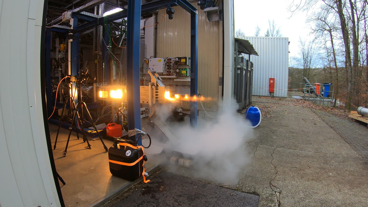 Hot-fire test sequence